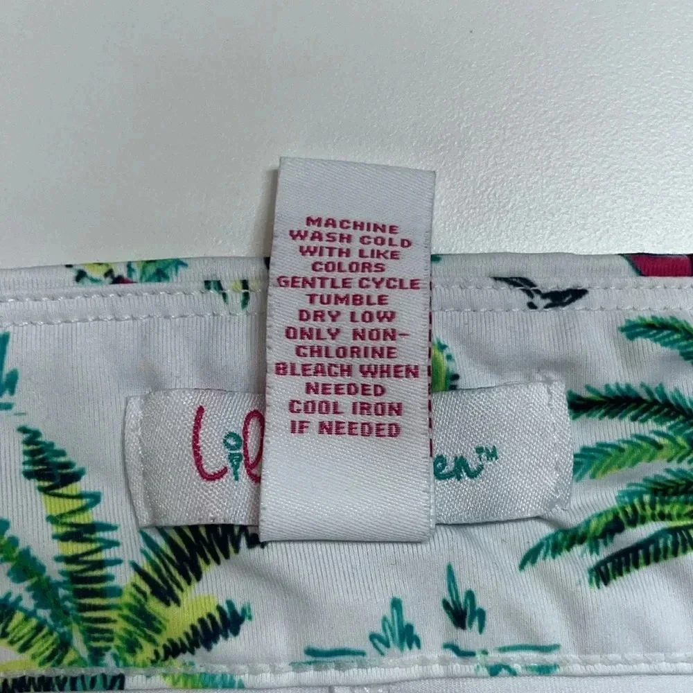 Imperfect Lillie Green tropical skort 2X palm trees cactus country club vacation